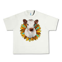 Pistachio sunflower heifer Urban Heavy Tee - JahusDesignShop