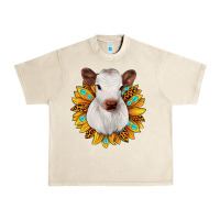 Sandshell sunflower heifer Urban Heavy Tee - JahusDesignShop