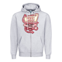 Heather Grey cupids howdy lodge find your cowboy open Zipper Hoodie - MaliasSmallBusiness