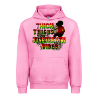 Fuchsia Pink thick thighs juneteenth vibes cowgirl Urban Hoodie - CowGirlArtShop