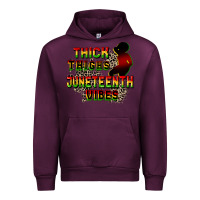 Mauve Wine thick thighs juneteenth vibes cowgirl Urban Hoodie - CowGirlArtShop