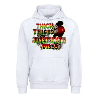 White thick thighs juneteenth vibes cowgirl Urban Hoodie - CowGirlArtShop
