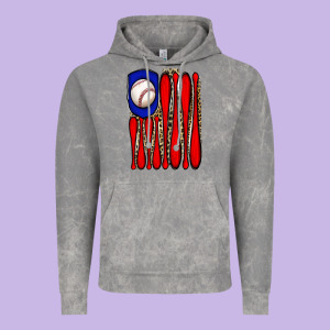 Leopard Baseball Flag Vintage Hoodie Designed By Jahusdesignshop