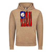 Vintage Coffee leopard baseball flag Vintage Hoodie - JahusDesignShop