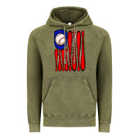 Vintage Olive leopard baseball flag Vintage Hoodie - JahusDesignShop