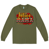 Army Green latina mama Long Sleeve Tee - Jasminsmagicworld