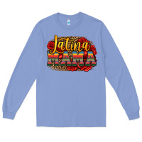 Colony Blue latina mama Long Sleeve Tee - Jasminsmagicworld