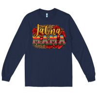 Navy latina mama Long Sleeve Tee - Jasminsmagicworld