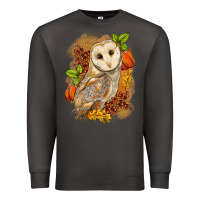 Smoke Fall Owl Premium Sweatshirt - LillyAllenDesigns