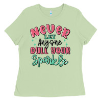 Matcha never let anyone dull your sparkle Ladies Tee - MaliasSmallBusiness