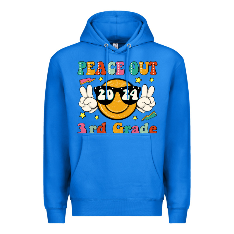 Peace Out 2024 3rd Grade Premium Hoodie by JahusDesignShop | Teevron