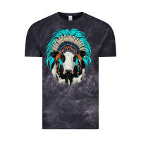 Cloud Black holstein indian headdress Vintage Tee - JahusDesignShop
