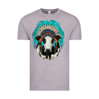 Vintage Zinc holstein indian headdress Vintage Tee - JahusDesignShop