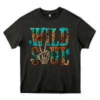 Asphalt wild soul with skeleton hand Heavy Core Tee - texasbilliewilder