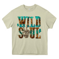 Mossy wild soul with skeleton hand Heavy Core Tee - texasbilliewilder