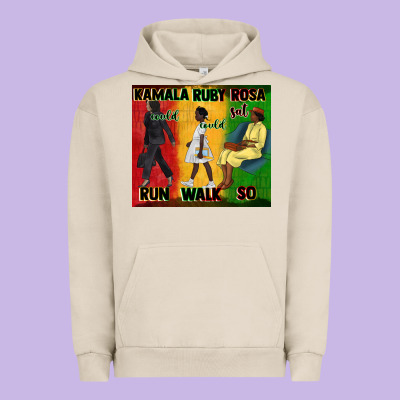 Rosa Sat So Ruby Could Walk So Kamala Could Run Tu Urban Hoodie Designed By Cowgirlartshop