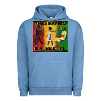 Pigment Pebble Blue rosa sat so ruby could walk so kamala could run tu Urban Hoodie - CowGirlArtShop