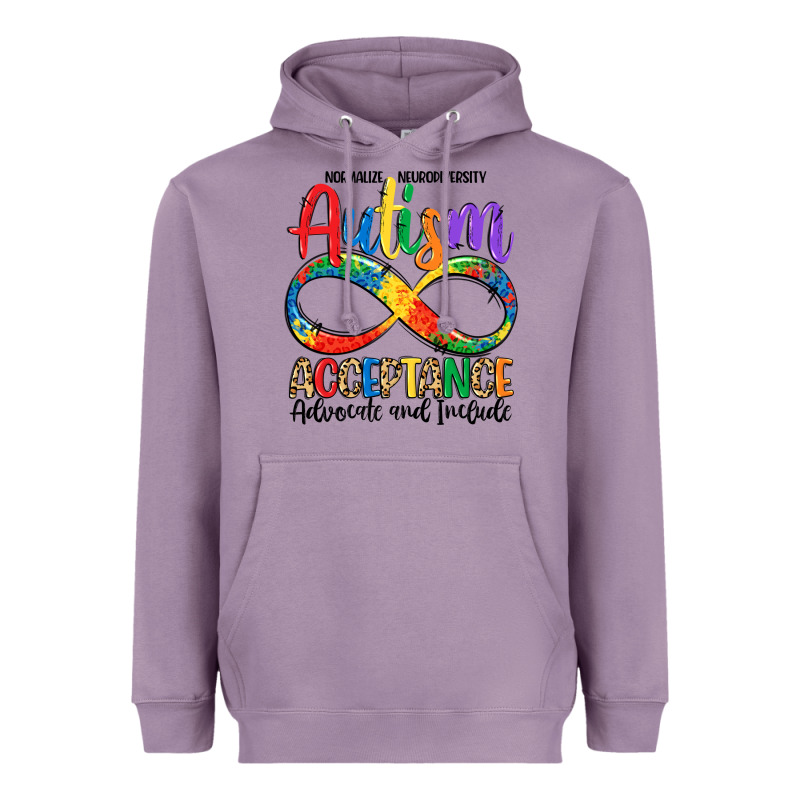 Autism Acceptance Heavyweight Hoodie by LillyAllenDesigns | Teevron