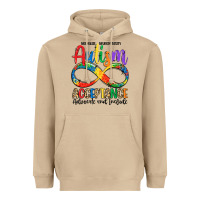 Mushroom autism acceptance Heavyweight Hoodie - LillyAllenDesigns
