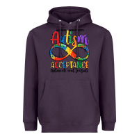 Plum autism acceptance Heavyweight Hoodie - LillyAllenDesigns