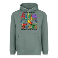 Sage autism acceptance Heavyweight Hoodie - LillyAllenDesigns