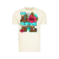 Vintage Arctic love summer with flowers Vintage Tee - AdoDesignShop