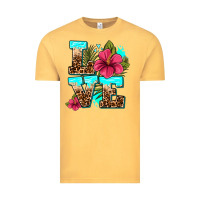 Vintage Mustard love summer with flowers Vintage Tee - AdoDesignShop