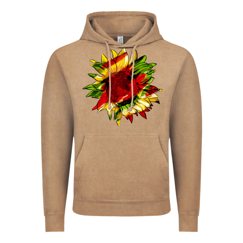 Juneteenth Sunflower Vintage Hoodie by HRA Design Shop | Teevron