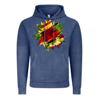 Vintage Denim juneteenth sunflower Vintage Hoodie - HRA Design Shop
