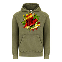 Vintage Olive juneteenth sunflower Vintage Hoodie - HRA Design Shop
