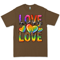 Cacao love is love with hearts Premium Tee - texasbilliewilder