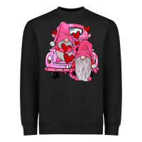 Black farm truck,gnomies valentines Heavyweight Sweatshirt - JahusDesignShop