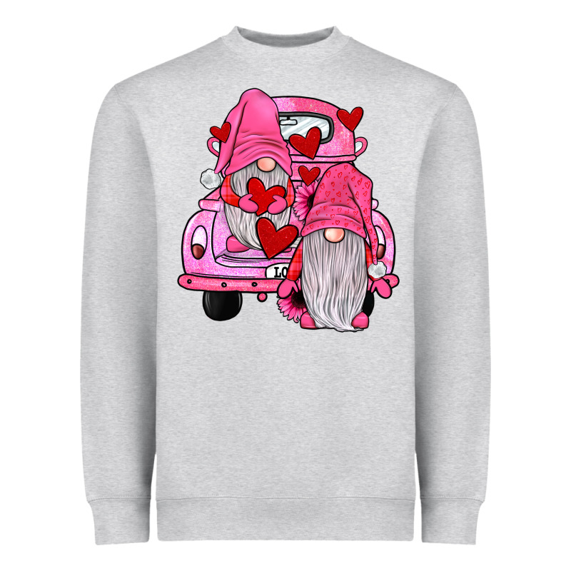 Farm Truck,gnomies Valentines Heavyweight Sweatshirt by JahusDesignShop | Teevron