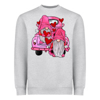 Heather Grey farm truck,gnomies valentines Heavyweight Sweatshirt - JahusDesignShop