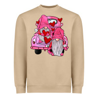 Mushroom farm truck,gnomies valentines Heavyweight Sweatshirt - JahusDesignShop