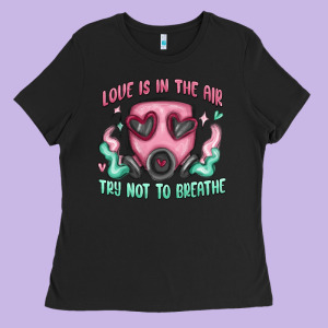 Love Is In The Air Ladies Tee Designed By Maliassmallbusiness