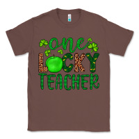 Chestnut one lucky teacher Classic Tee - Artiststas