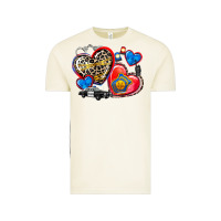 Vintage Arctic western leopard  police hearts Vintage Tee - AdoDesignShop
