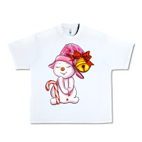 White winter pink snowman Urban Heavy Tee - AdoDesignShop