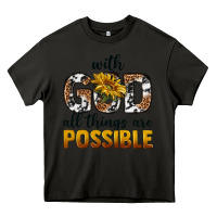 Asphalt with god al things ara possible Heavy Core Tee - texasbilliewilder