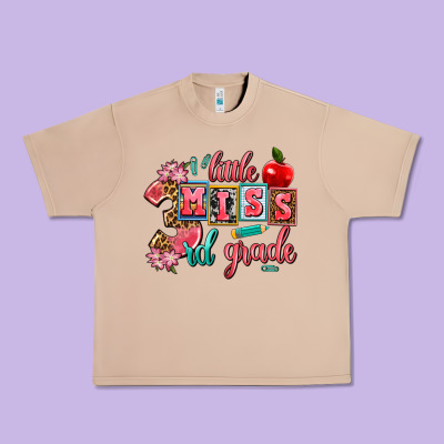 Little Miss 3rd Grade Urban Heavy Tee Designed By Adodesignshop