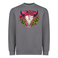 Storm bull skull cactus valentines Heavyweight Sweatshirt - JahusDesignShop