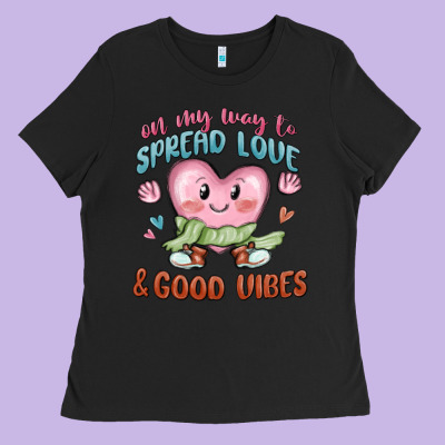 Ladies Tee on my way to spread love