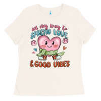 Bone on my way to spread love Ladies Tee - MaliasSmallBusiness