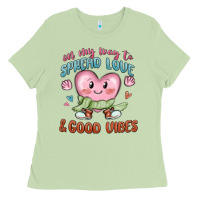 Matcha on my way to spread love Ladies Tee - MaliasSmallBusiness