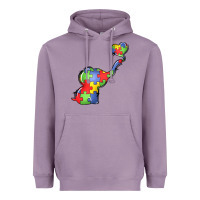 Autism Awareness Elephant Heavyweight Hoodie | Teevron