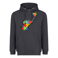 Smoke autism awareness elephant Heavyweight Hoodie - LillyAllenDesigns