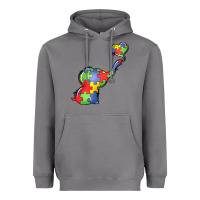 Storm autism awareness elephant Heavyweight Hoodie - LillyAllenDesigns