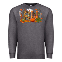 Charcoal Heather Fall RN Registered Nurse Premium Sweatshirt - LillyAllenDesigns