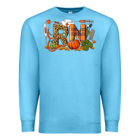 Ocean Blue Fall RN Registered Nurse Premium Sweatshirt - LillyAllenDesigns